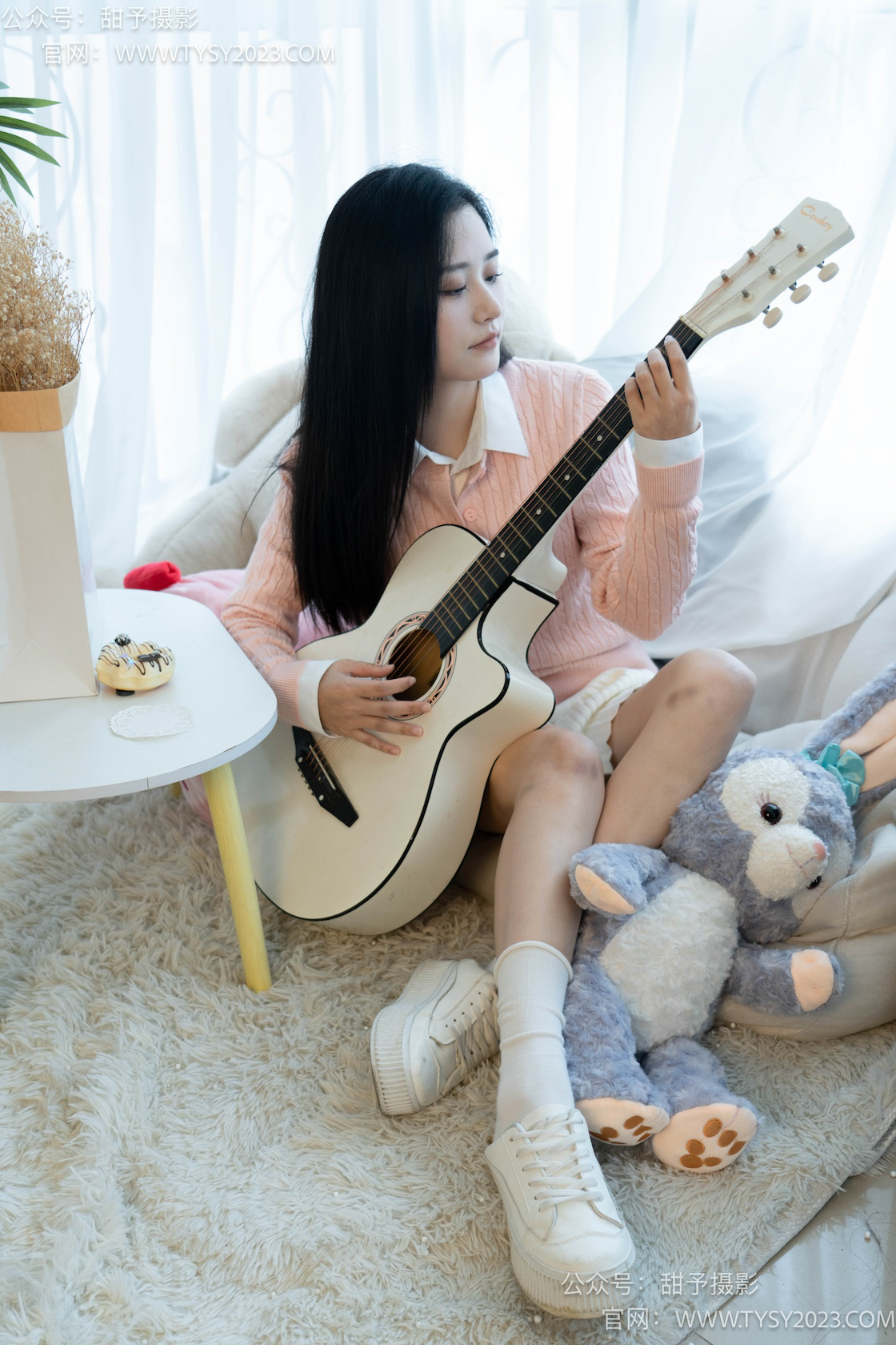 甜予摄影037期：澜澜-板鞋、白棉袜、裸足-觅颜社