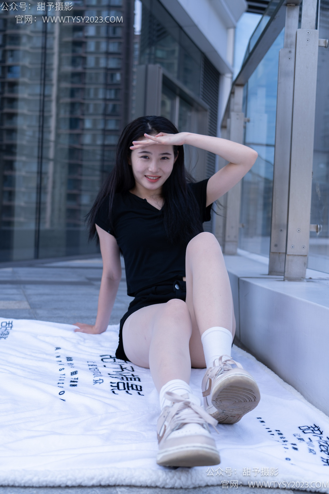 图片[3]-甜予摄影052期：思思-板鞋、白棉袜、肉丝（脚尖加固款）-觅颜社