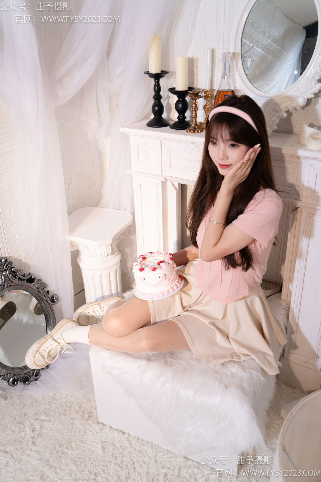 图片[2]-甜予摄影015期：璇璇-帆布鞋、白棉袜、肉丝（脚尖加固款）-觅颜社