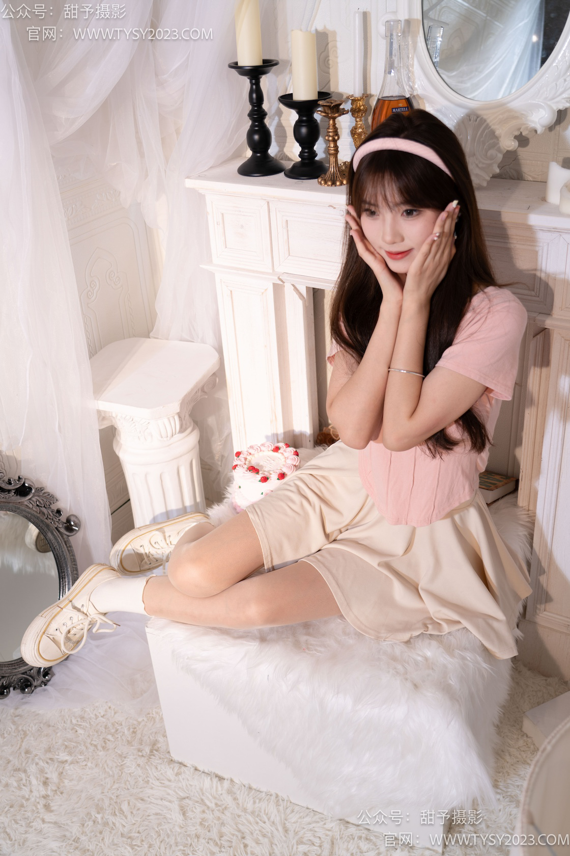 图片[3]-甜予摄影015期：璇璇-帆布鞋、白棉袜、肉丝（脚尖加固款）-觅颜社