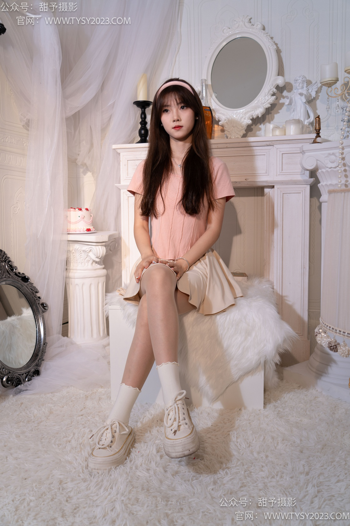 图片[4]-甜予摄影015期：璇璇-帆布鞋、白棉袜、肉丝（脚尖加固款）-觅颜社