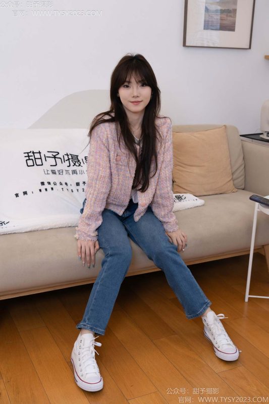 甜予摄影189期：璇璇-帆布鞋、裸足、抖腿剧情-觅颜社