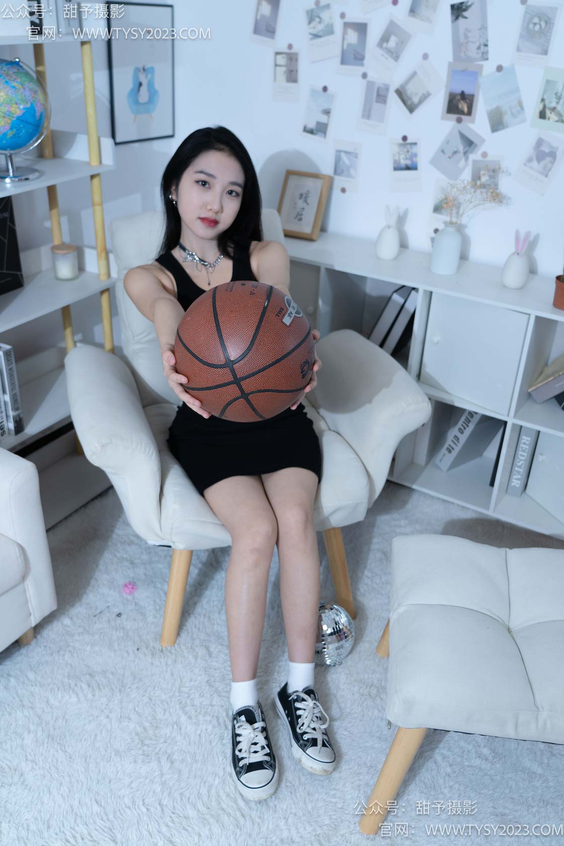 图片[2]-甜予摄影082期：筱筱-帆布鞋、白棉袜、裸足-觅颜社