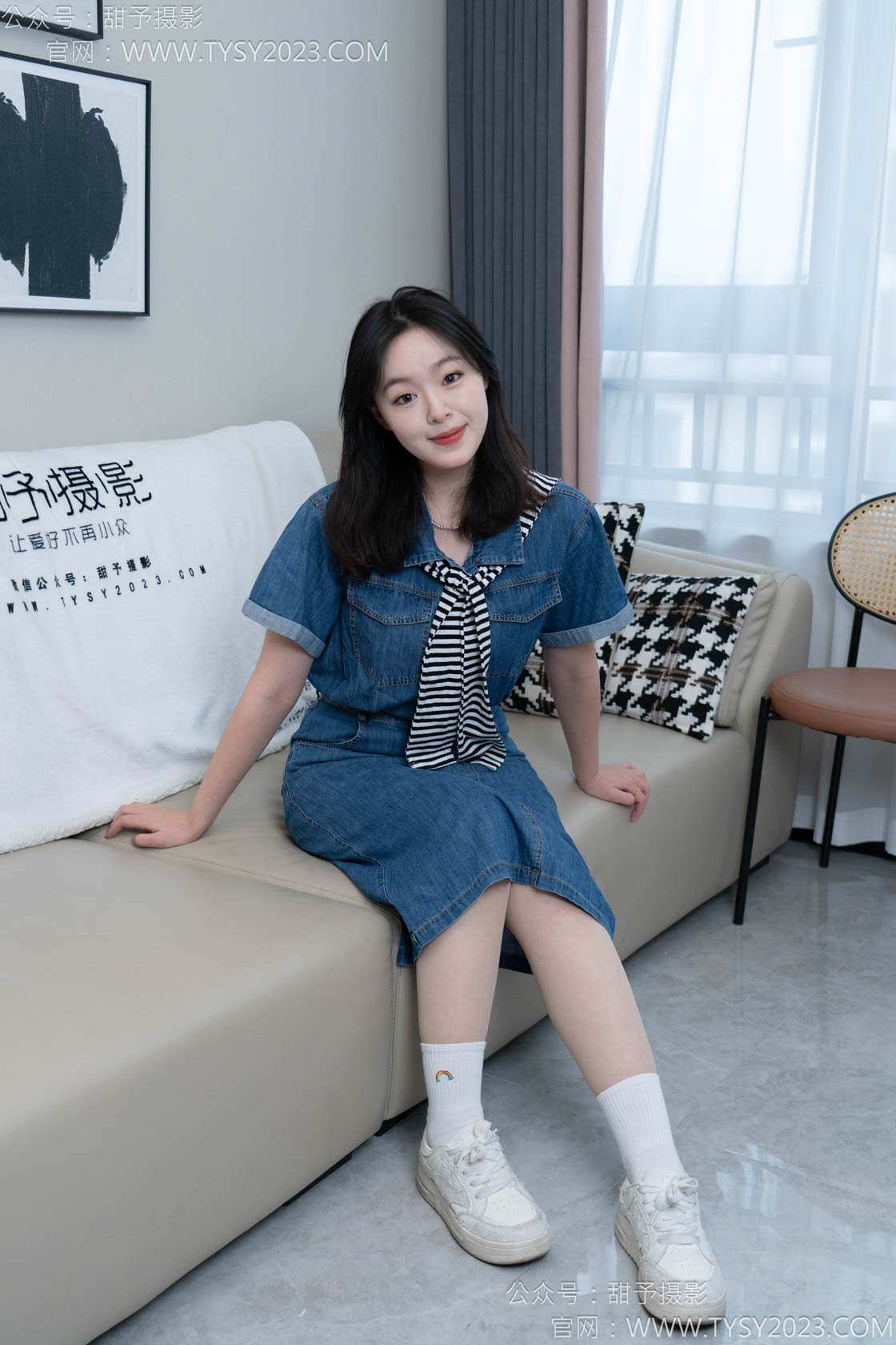 图片[2]-甜予摄影151期：小葵-板鞋、白棉袜、薄肉丝（脚尖加固）-觅颜社