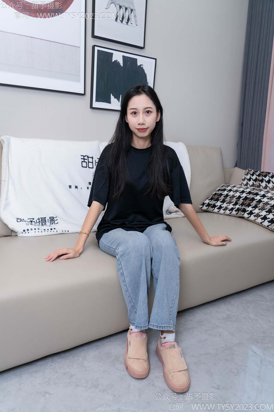 图片[2]-甜予摄影163期：娃娃-板鞋、白棉袜、裸足-觅颜社