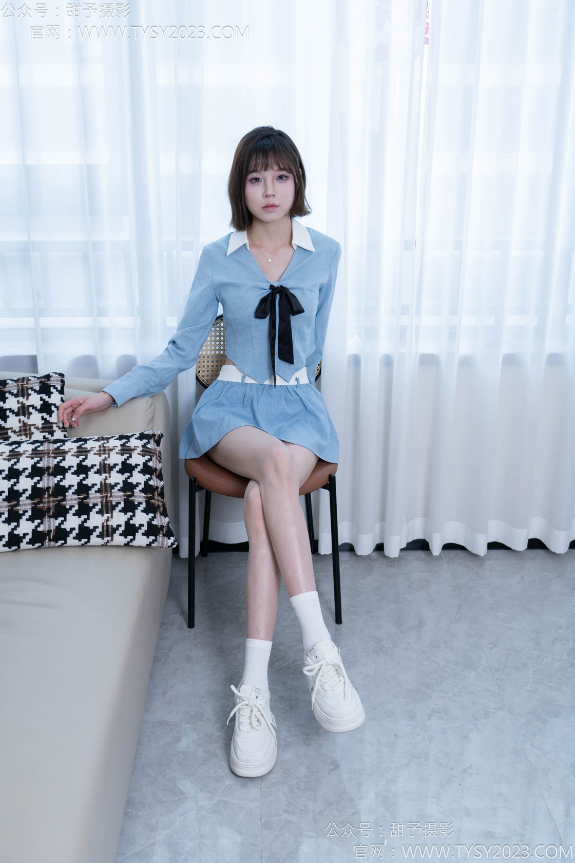 图片[2]-甜予摄影164期：珞珞-板鞋、白棉袜、裸足-觅颜社