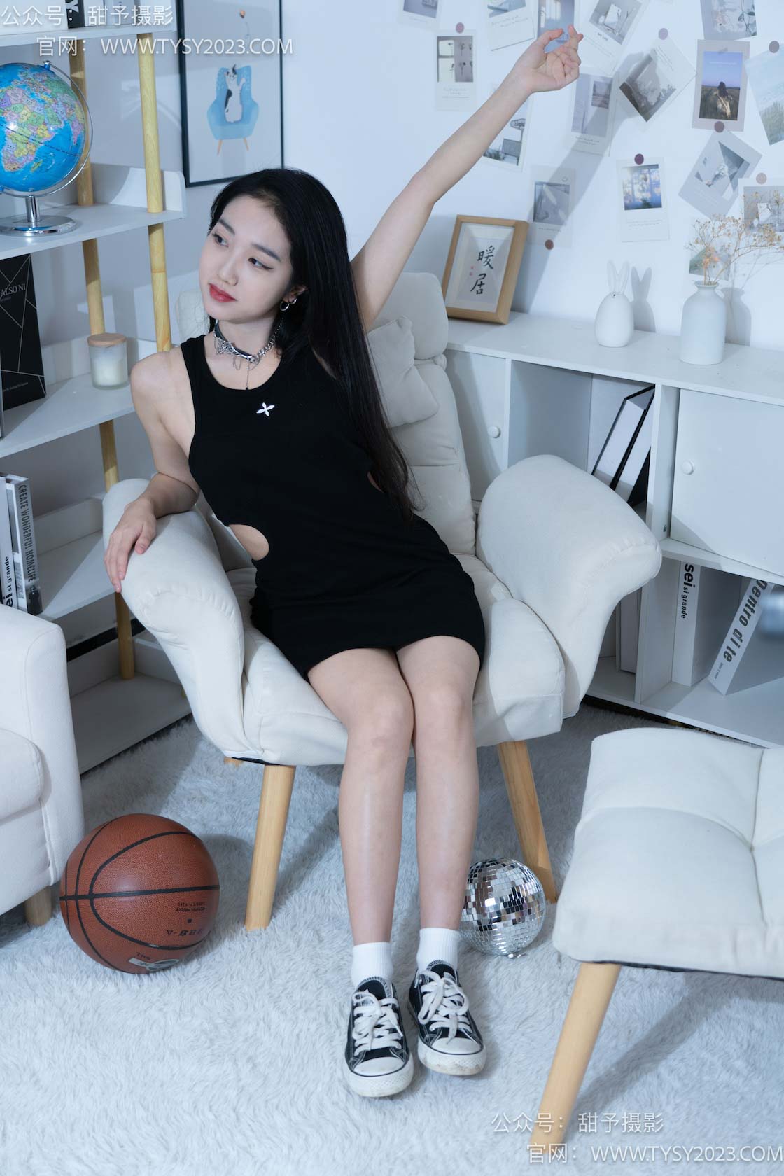 图片[3]-甜予摄影082期：筱筱-帆布鞋、白棉袜、裸足-觅颜社