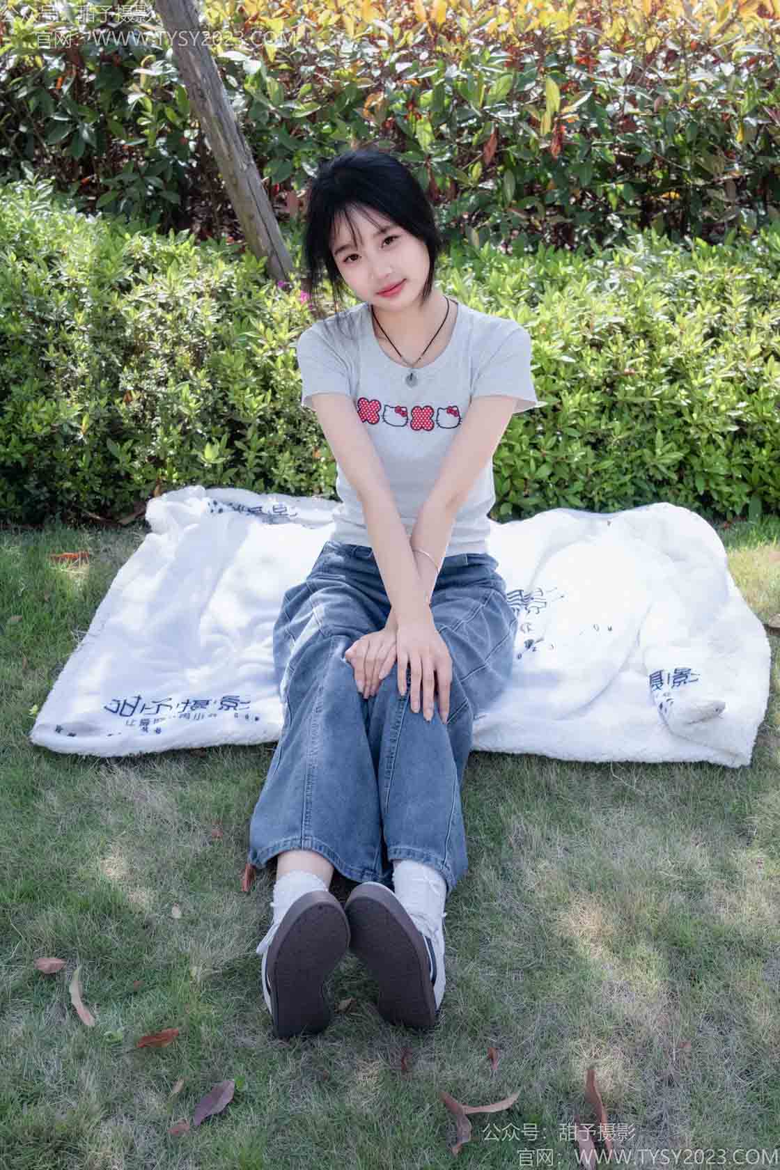 图片[3]-甜予摄影194期：小橙子-板鞋、白棉袜、裸足-觅颜社