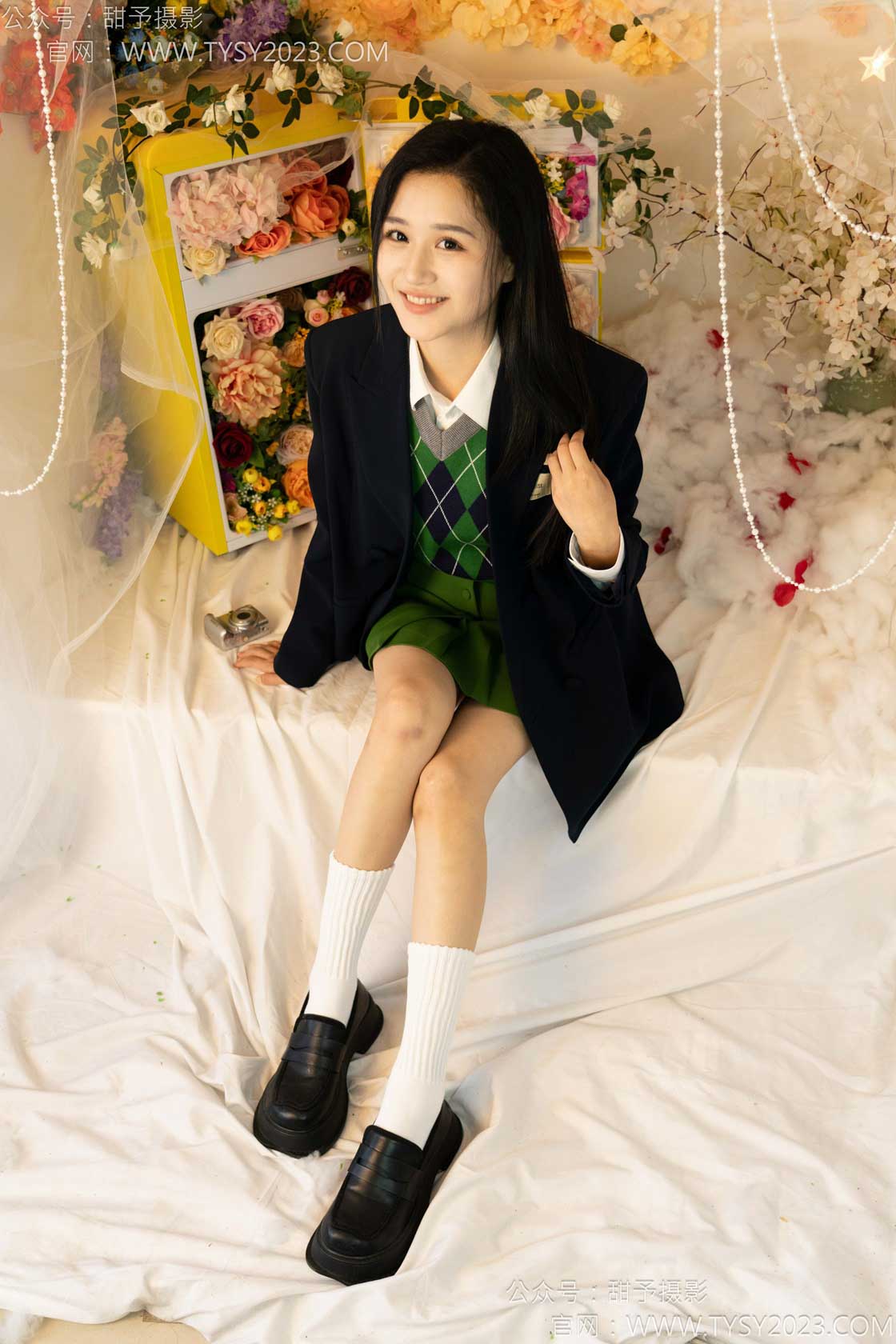 图片[3]-甜予摄影139期：澜澜-皮鞋、白棉袜、裸足-觅颜社