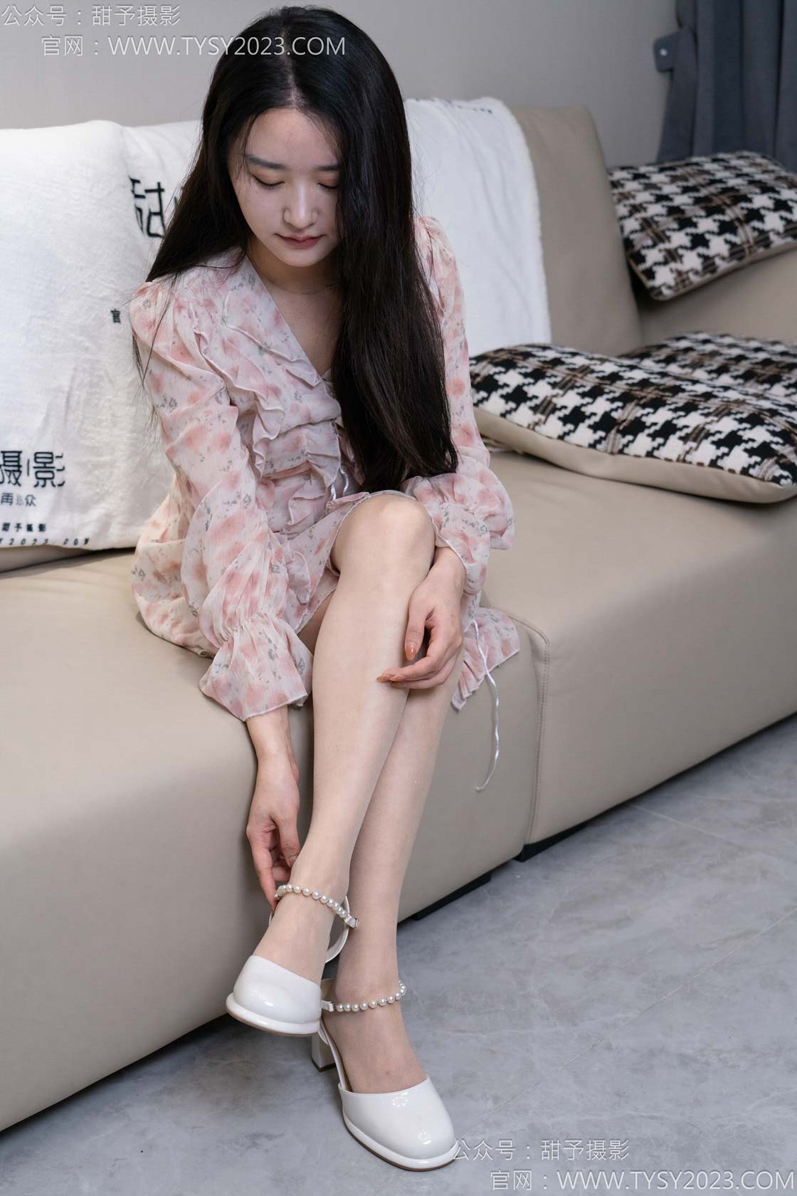 图片[3]-甜予摄影144期：澜澜-高跟鞋、薄肉丝（脚尖加固）-觅颜社