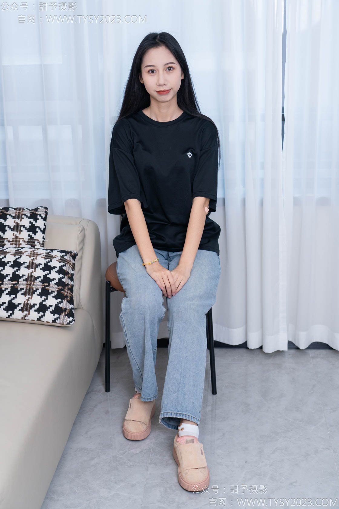 图片[3]-甜予摄影163期：娃娃-板鞋、白棉袜、裸足-觅颜社