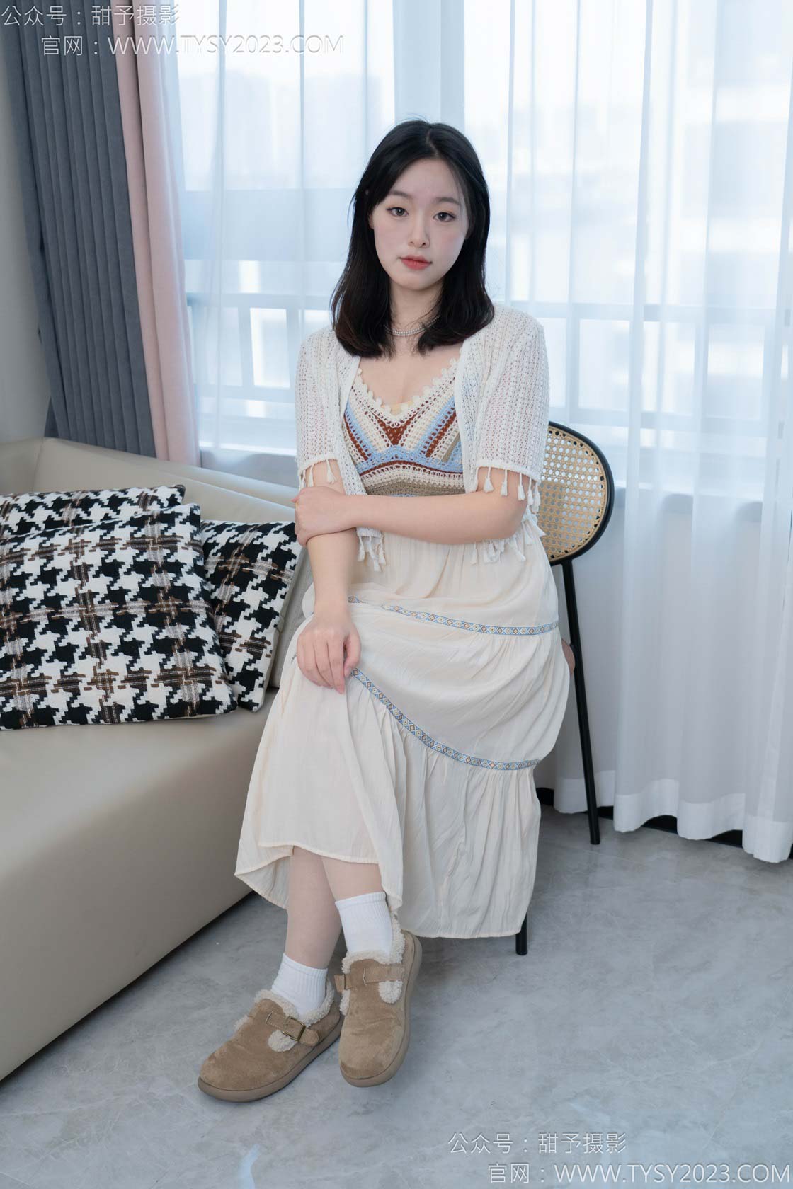 图片[3]-甜予摄影173期：小葵-棉鞋、白棉袜、薄肉丝（脚尖加固）-觅颜社