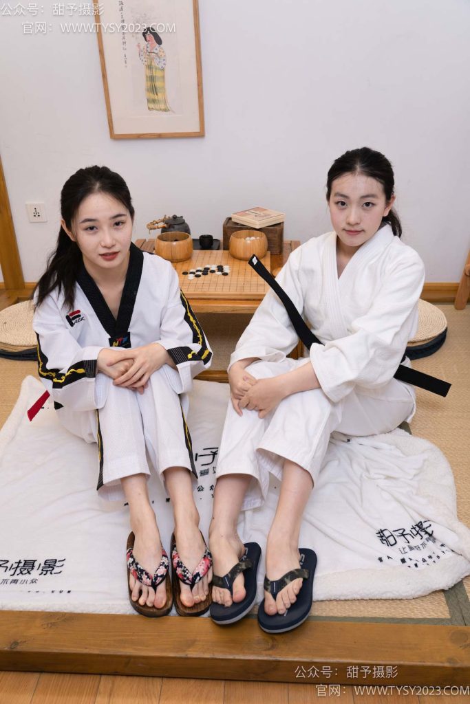 图片[4]-甜予摄影088期：思思小云-跆拳道服、人字拖、裸足-觅颜社