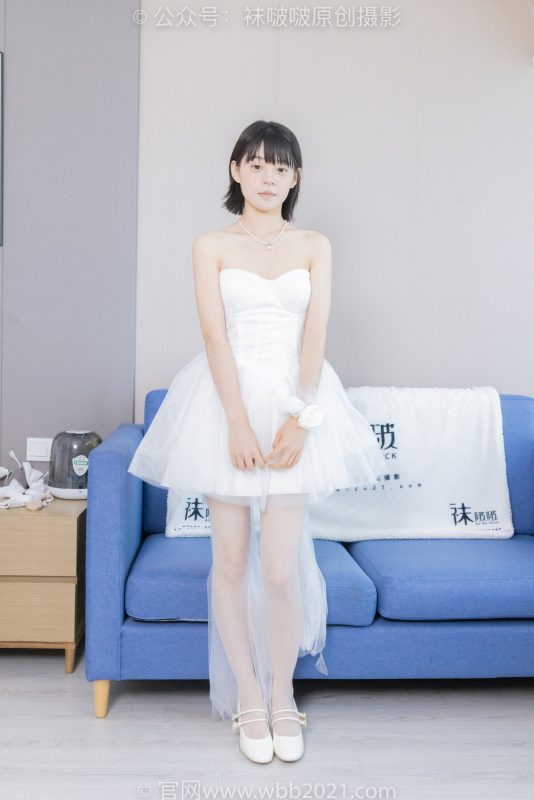 袜啵啵443期：糯米-高跟鞋、白丝（脚尖加固款）、裸足-觅颜社