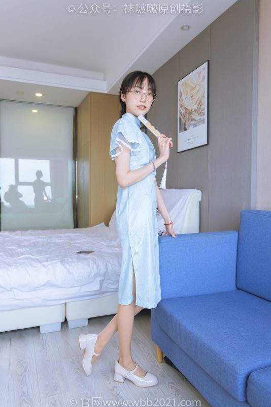 袜啵啵514期：稚予-高跟鞋、薄肉丝（脚尖微加固款）、旗袍-觅颜社