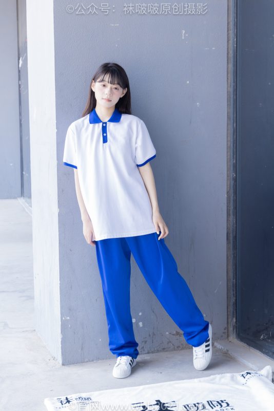 袜啵啵393期：糯米-板鞋、白棉袜、裸足、校服-觅颜社