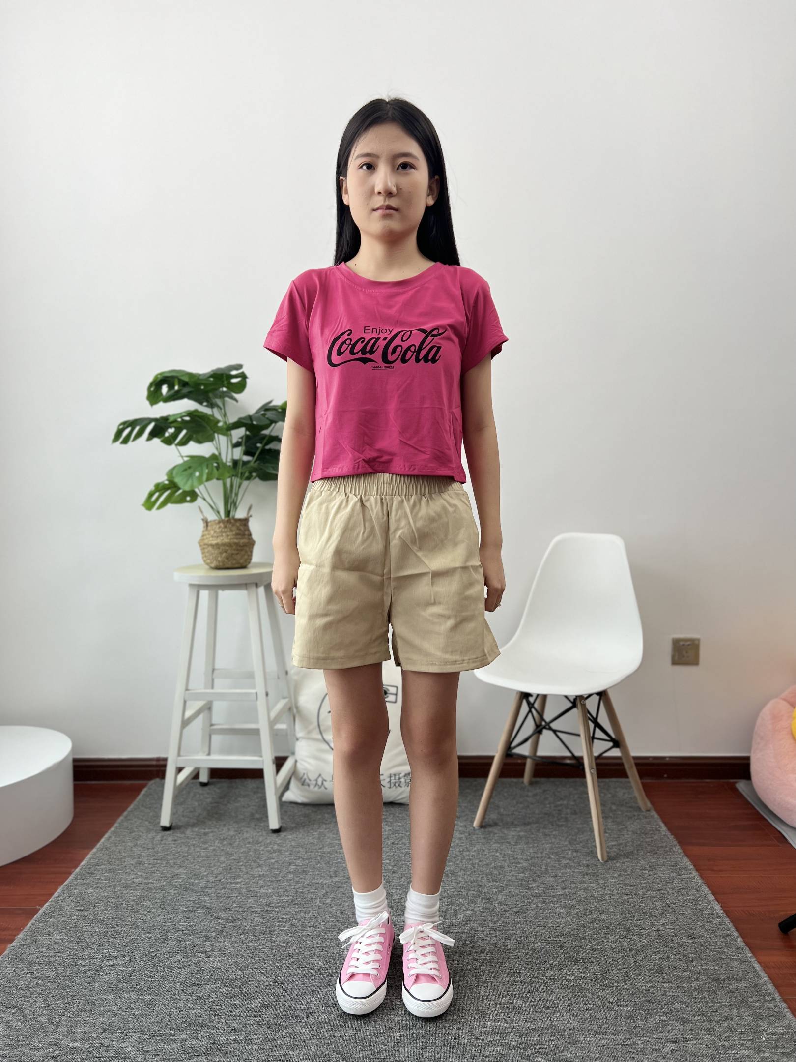 图片[2]-三禾摄影 NO.025 休闲短裤 棉袜 帆布鞋