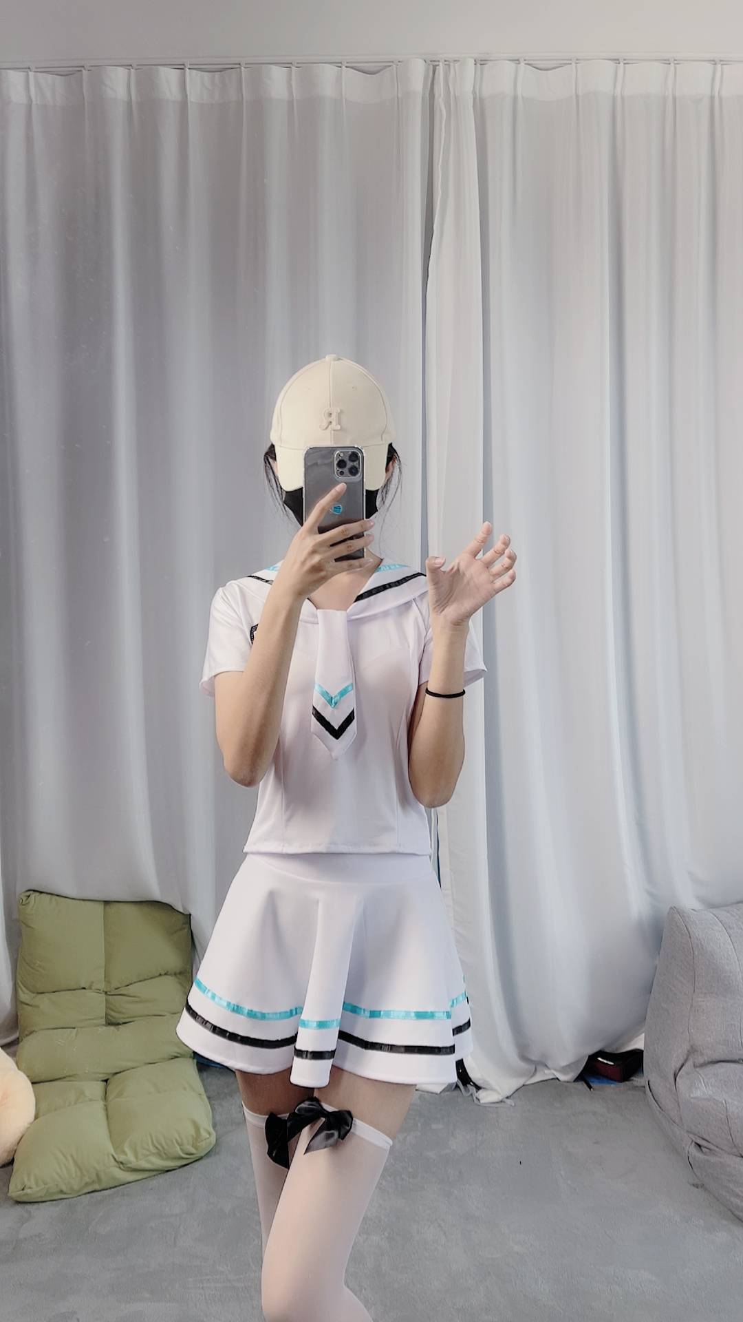 图片[3]-三禾摄影 NO.054 水手服 白丝