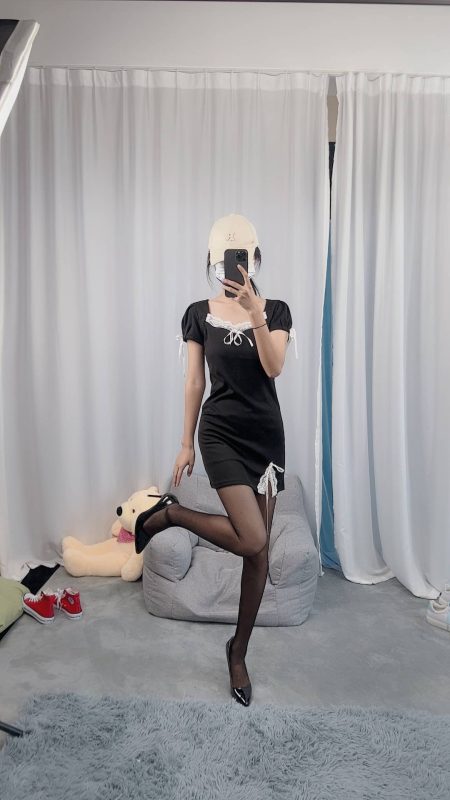 三禾摄影 NO.058 黑丝 高跟 牛仔短裤 [132P-1V-966MB]-觅颜社