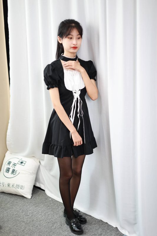 三禾摄影 NO.053 女仆装 黑丝 小皮鞋 [177P-1V-1.1GB]-觅颜社