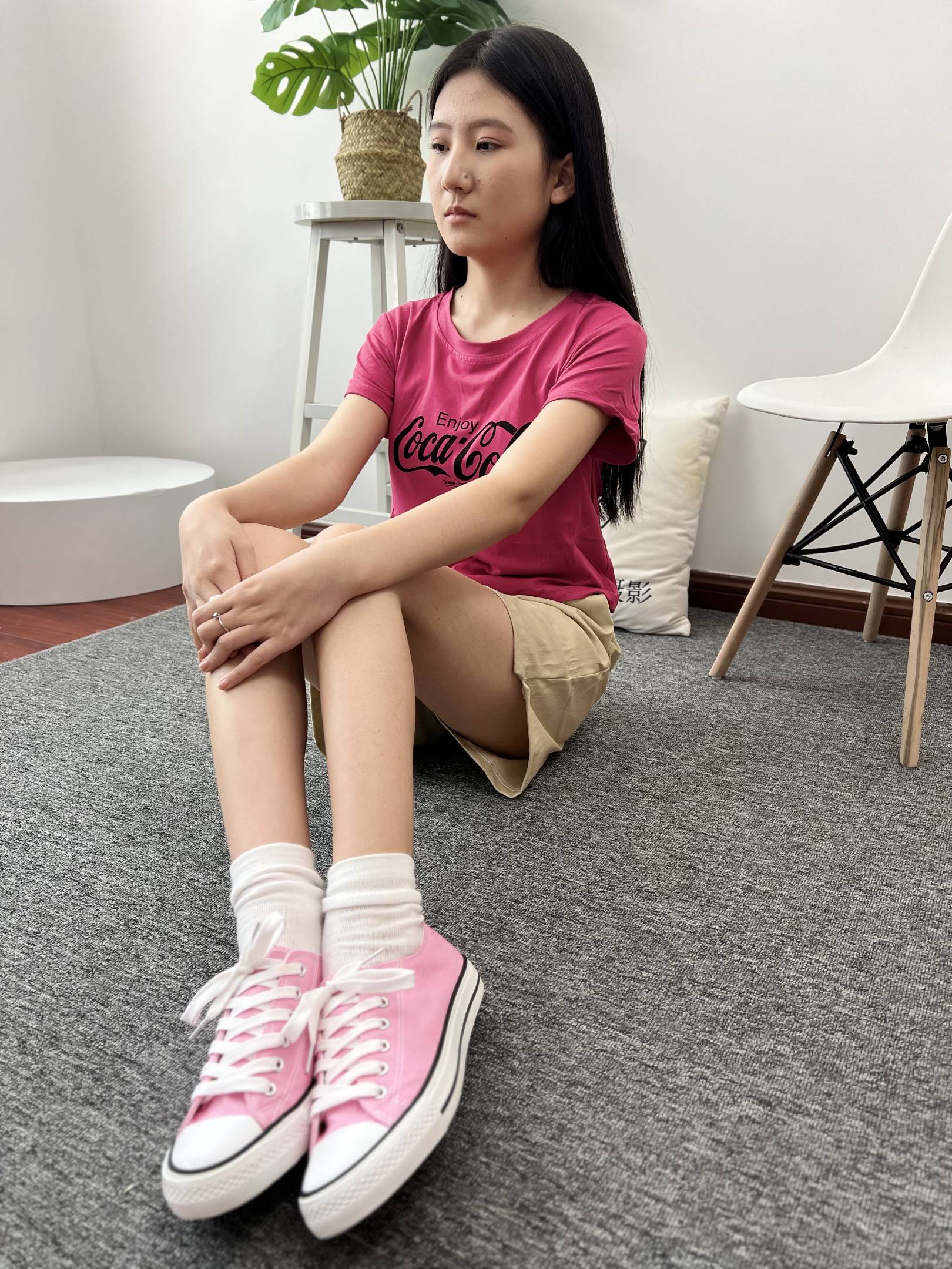 图片[3]-三禾摄影 NO.025 休闲短裤 棉袜 帆布鞋