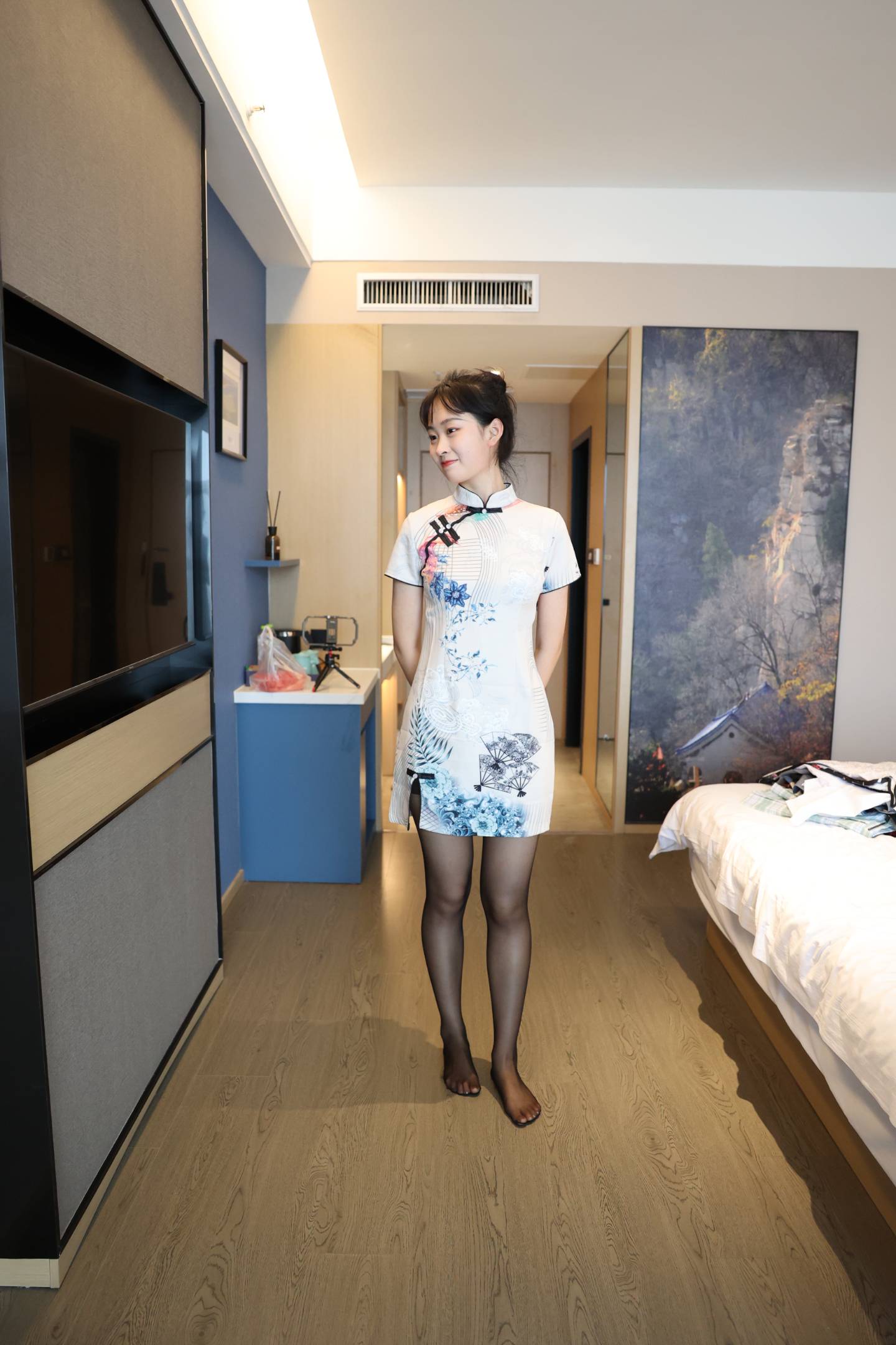 三禾摄影 NO.015 旗袍 高跟