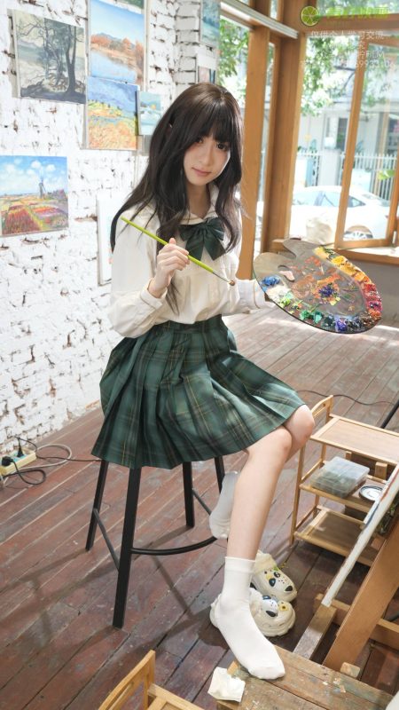 青柠映画 NO.029 AN 画室JK [146P-336MB]-觅颜社