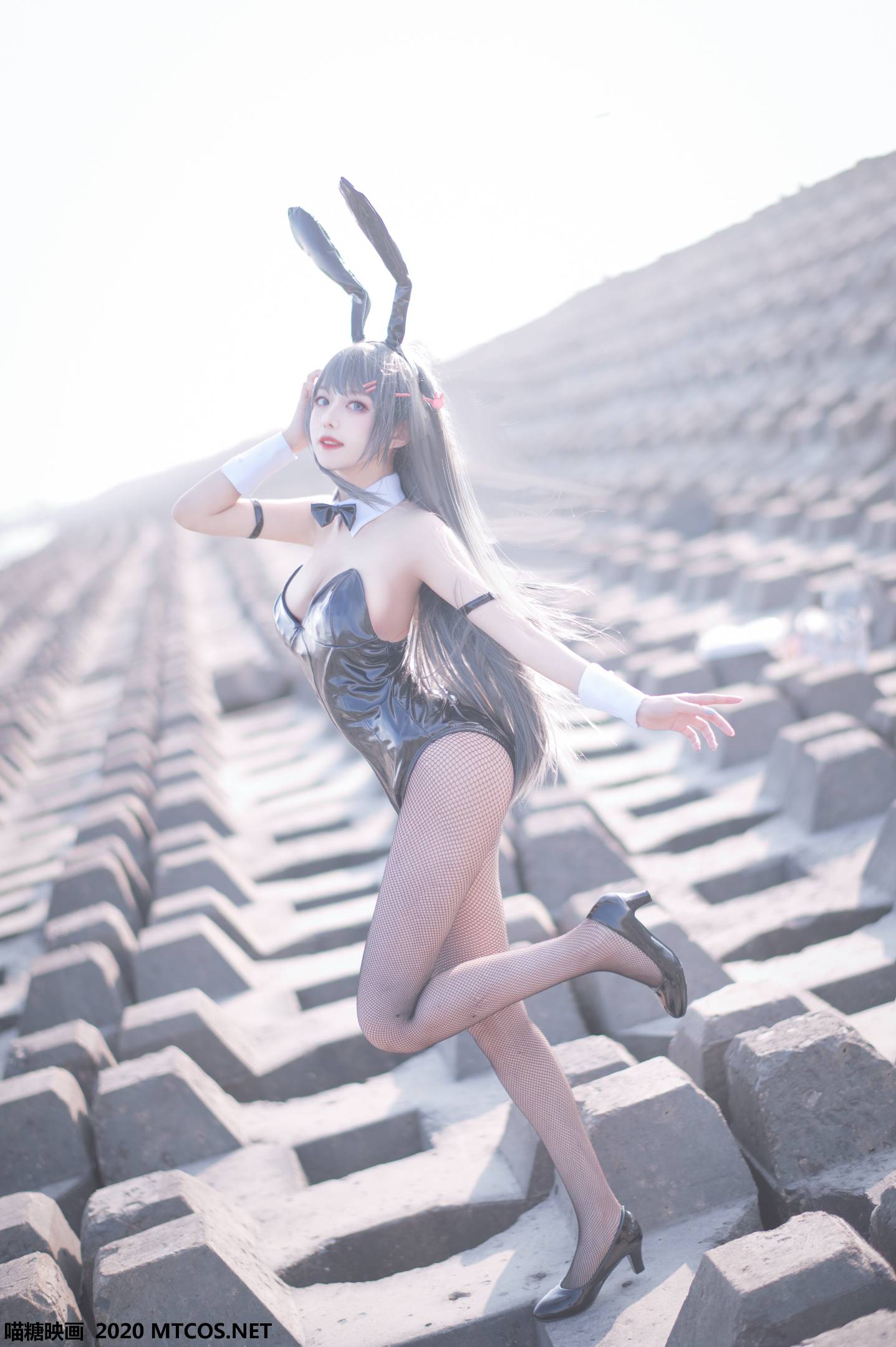图片[2]-喵糖映画 TML.011 麻衣学姐兔女郎