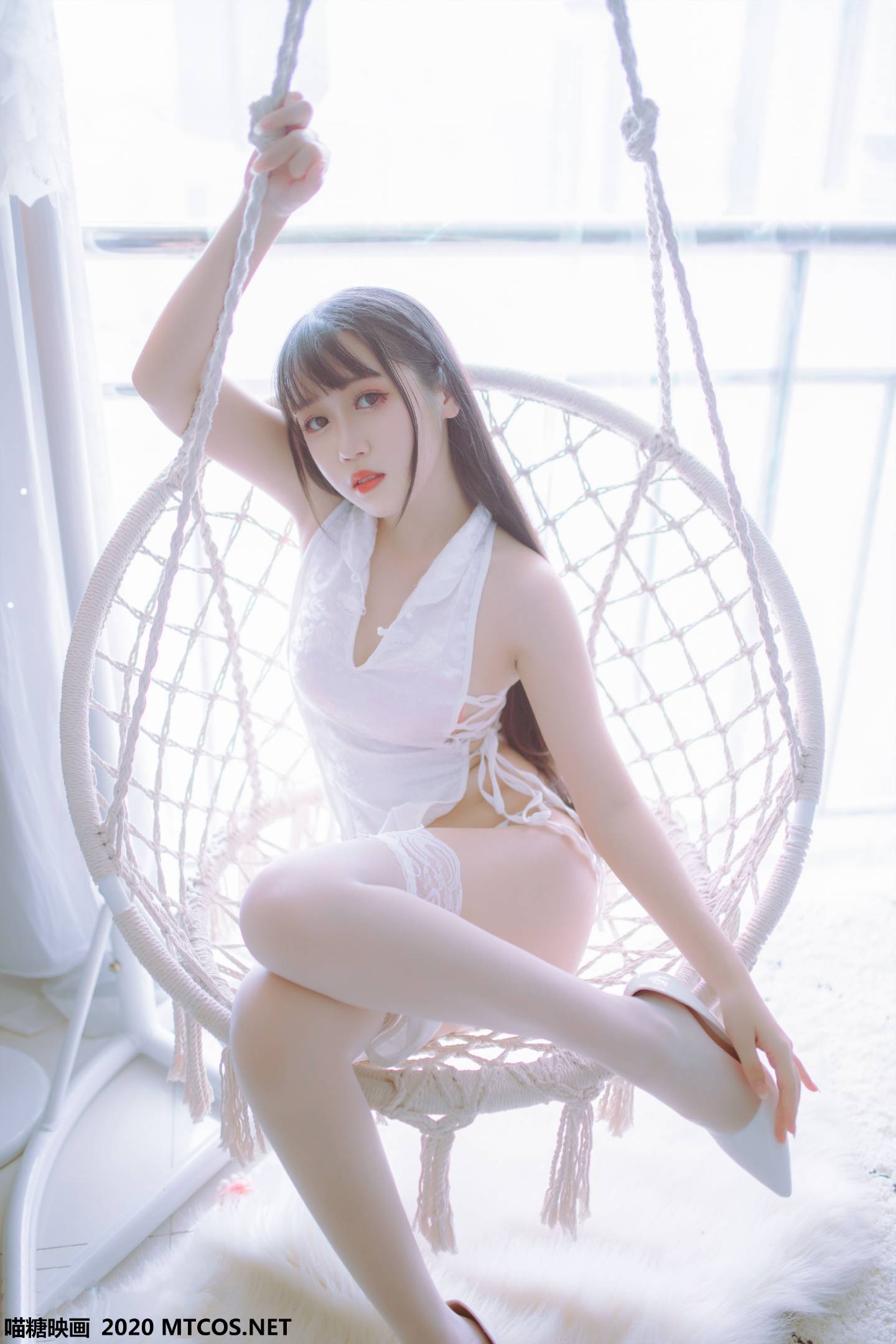 图片[4]-喵糖映画 VOL.114 黑白旗袍双子