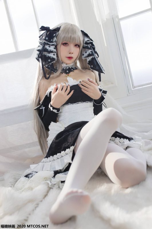 喵糖映画 VOL.127 黑巫女仆[35P-595M]-觅颜社