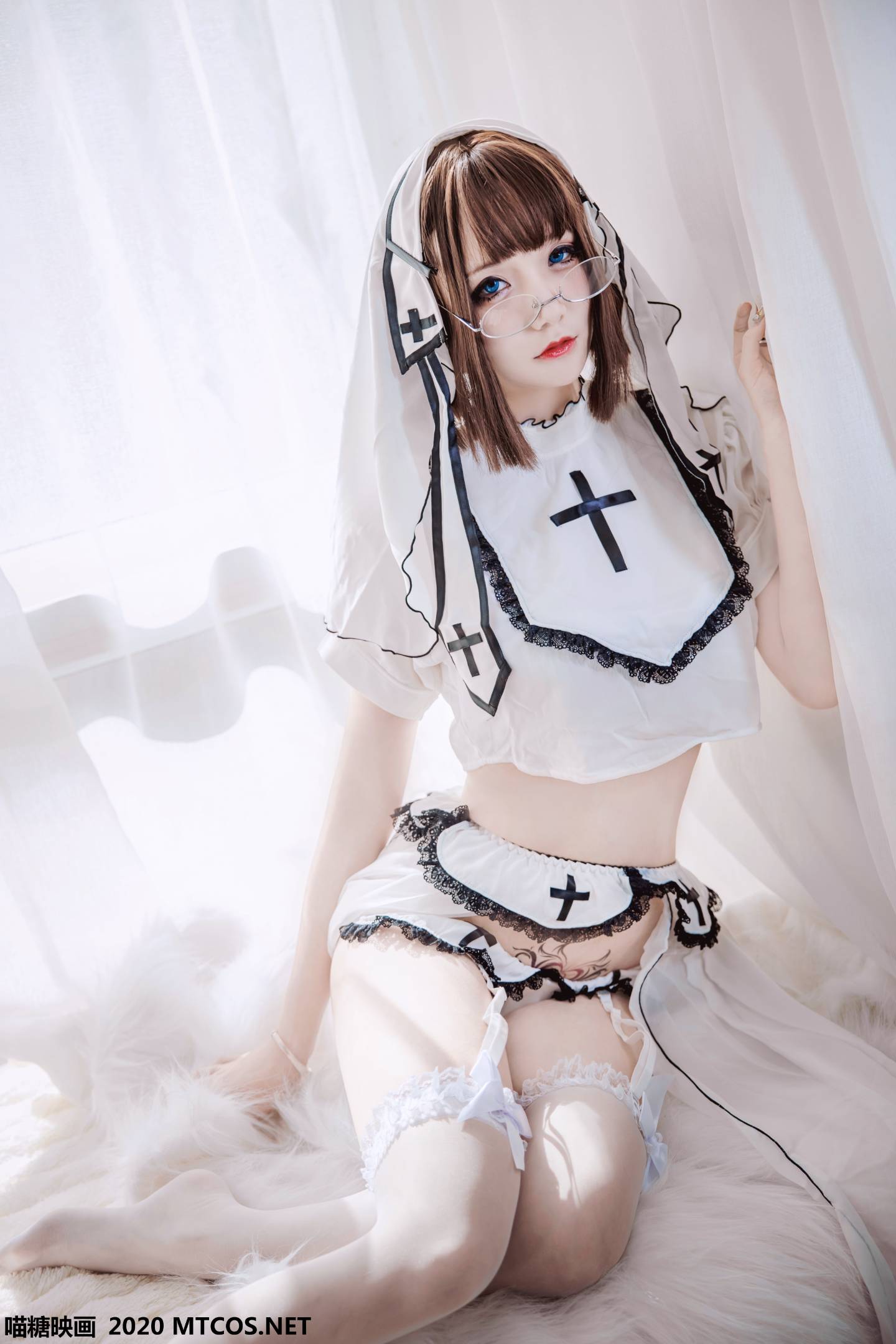 图片[3]-喵糖映画 VOL.131 白色修女