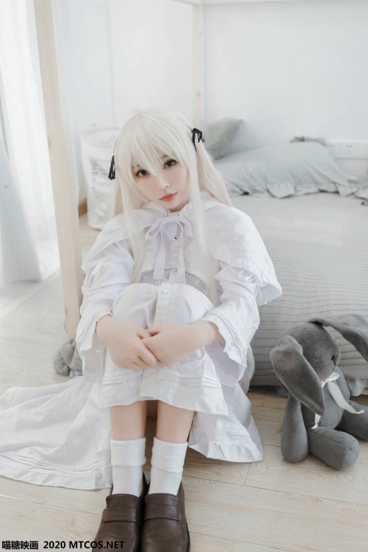 喵糖映画 VOL.140 白裙裸腿[30P-282M]-觅颜社