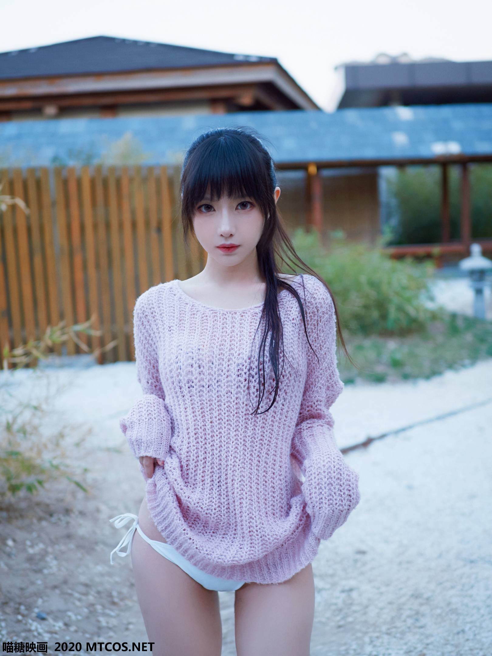 喵糖映画 VOL.147 白色泳装之温泉