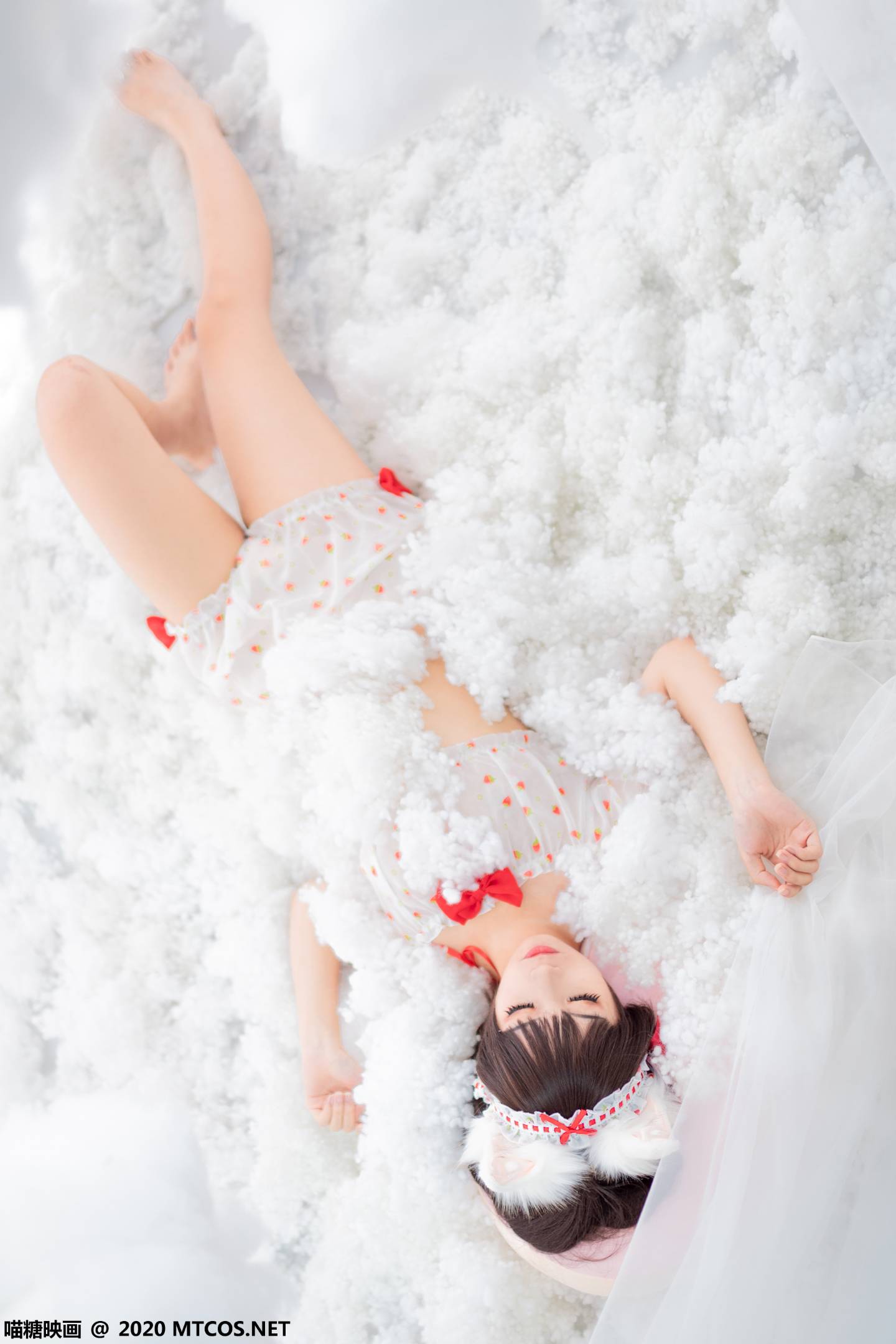 图片[3]-喵糖映画 VOL.155 草莓印花小夜衣