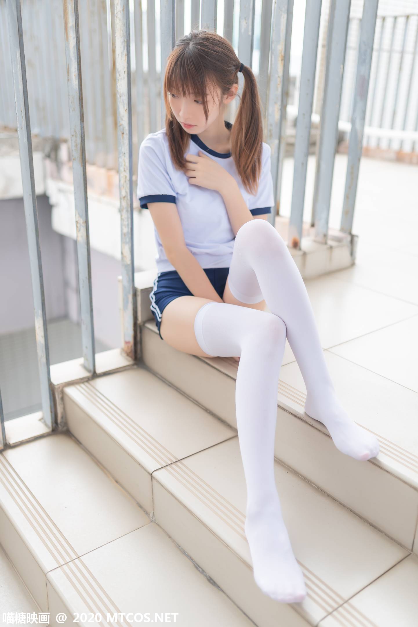 图片[4]-喵糖映画 VOL.182 白袜体操服