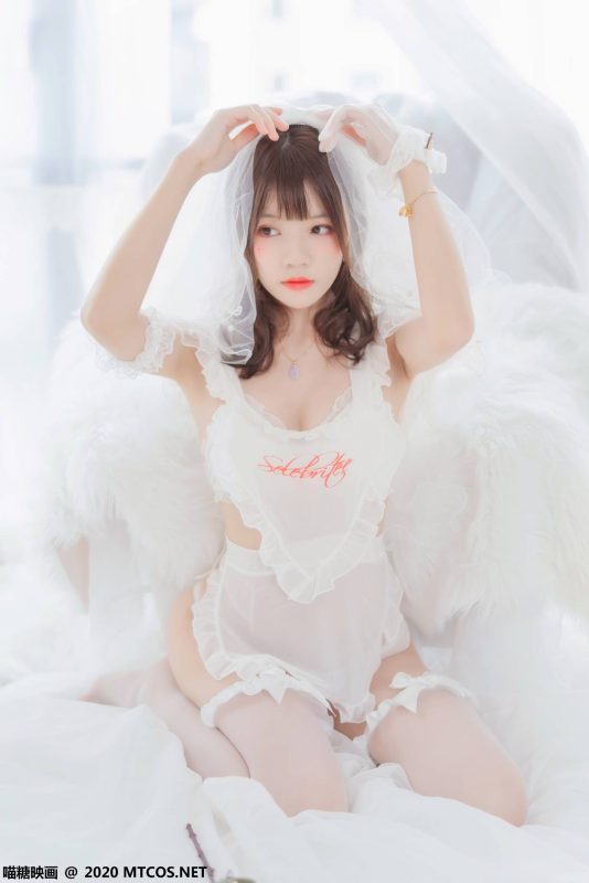 喵糖映画 VOL.186 纯白轻纱[25P-440MB]-觅颜社