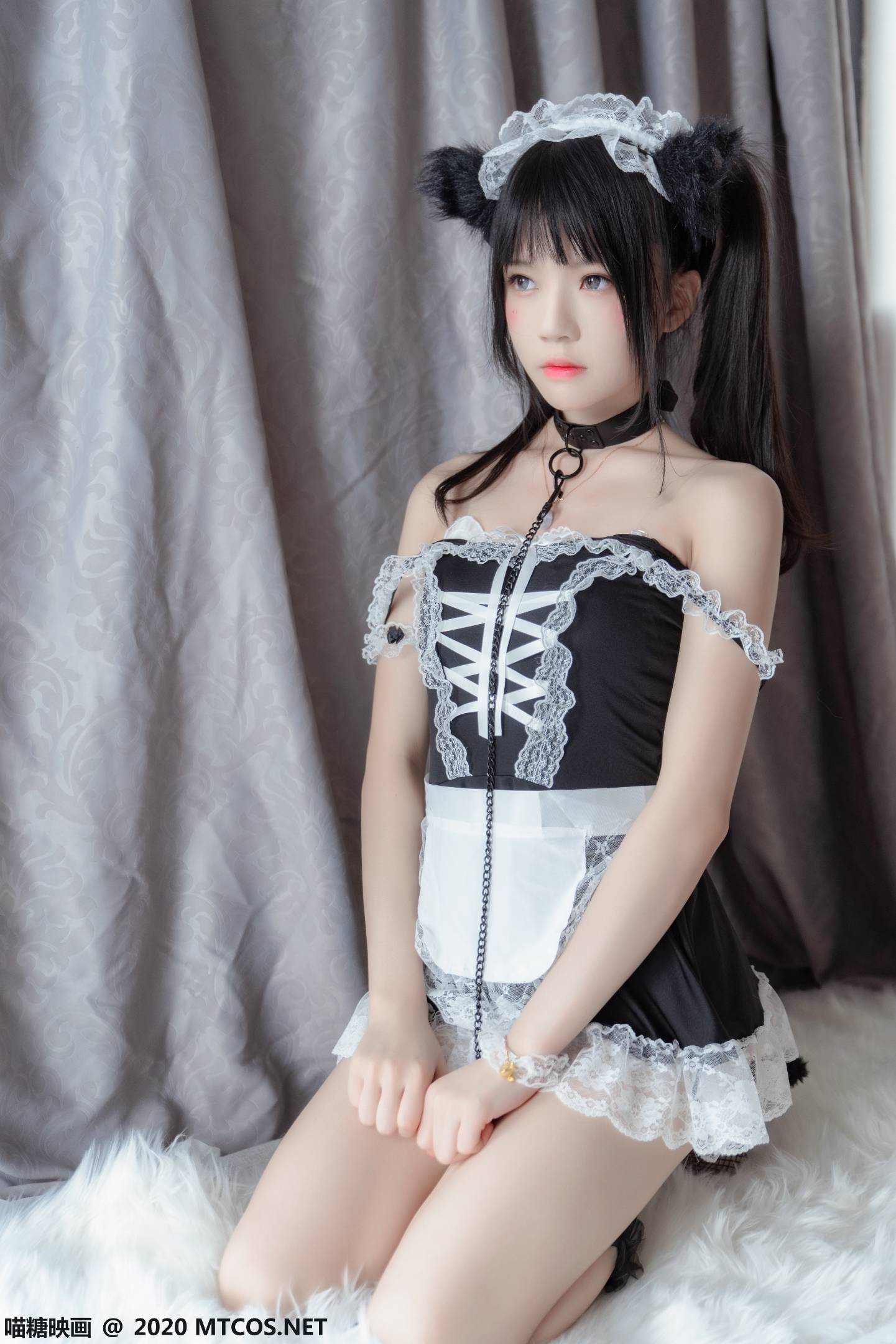 图片[3]-喵糖映画 VOL.192 黑猫女仆