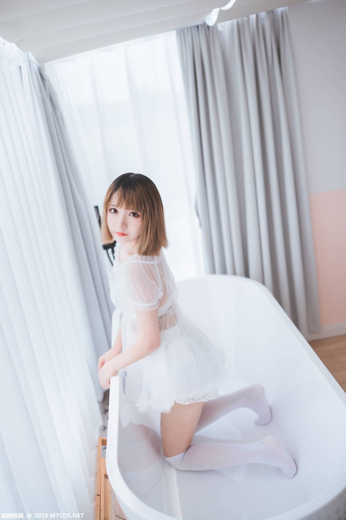 图片[2]-喵糖映画 VOL.025 纯情白裙