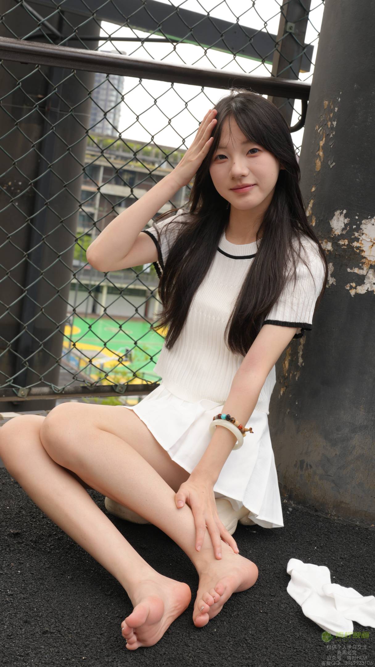 图片[4]-青柠映画 NO.083 阿慌 白袜亮钻指甲油