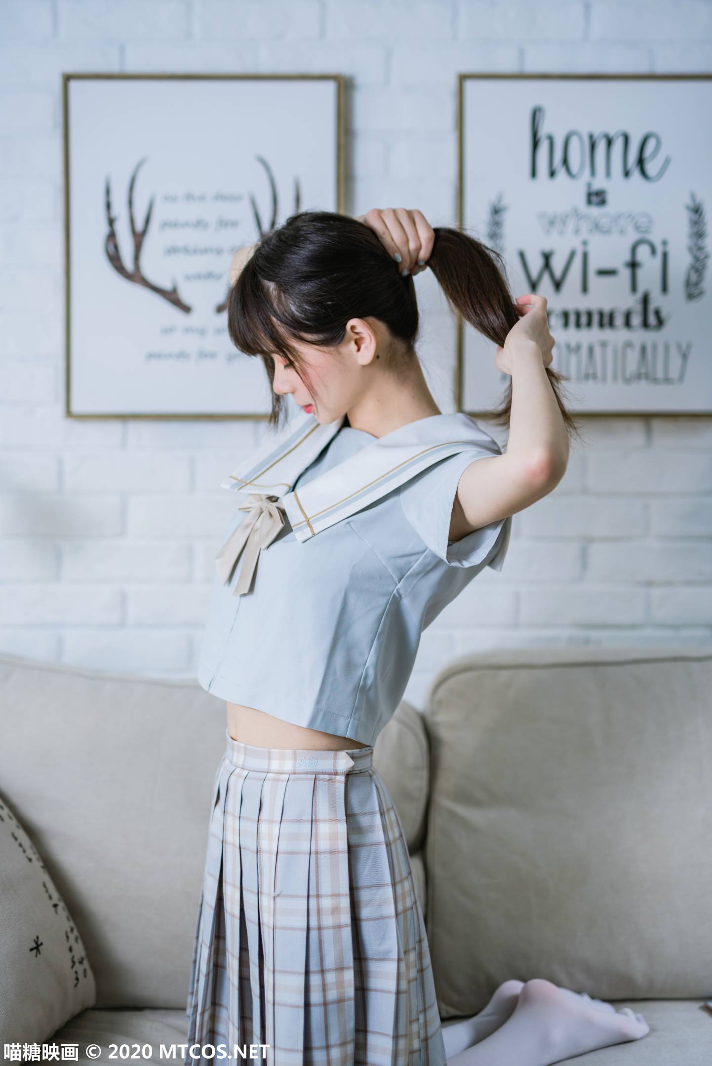 图片[3]-喵糖映画 VOL.094 双马尾学妹