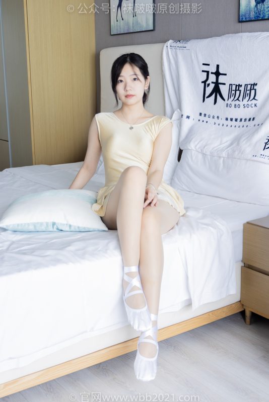 袜啵啵248期：小甜豆-芭蕾鞋、厚白丝、厚灰丝、肉丝（脚尖加固款）、白棉袜、芭蕾舞蹈服-觅颜社