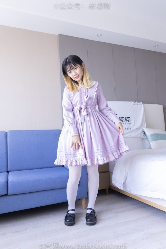 袜啵啵079期：砂糖-皮鞋、厚白丝-觅颜社