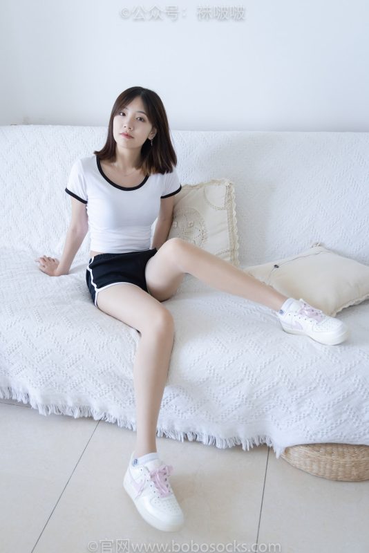 袜啵啵026期：小甜豆-体操服、空军一号、白棉袜、肉丝（脚尖加固款）-觅颜社