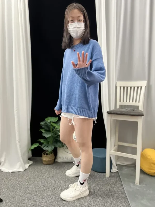 三禾摄影 NO.033 休闲短裤 棉袜 小白鞋 [183P-2V-4.1GB]-觅颜社